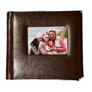 Old Town brown leather photo album